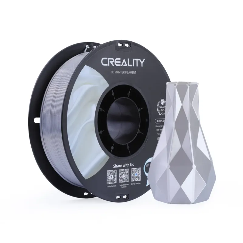 Creality3D – Silver – 1 kg – box – CR-Silk PLA filament (3D)