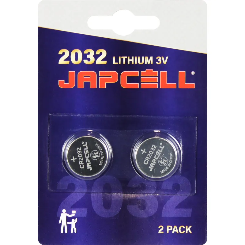 Japcell litium CR2032 3V 3V batterier - 2 st - Batteri