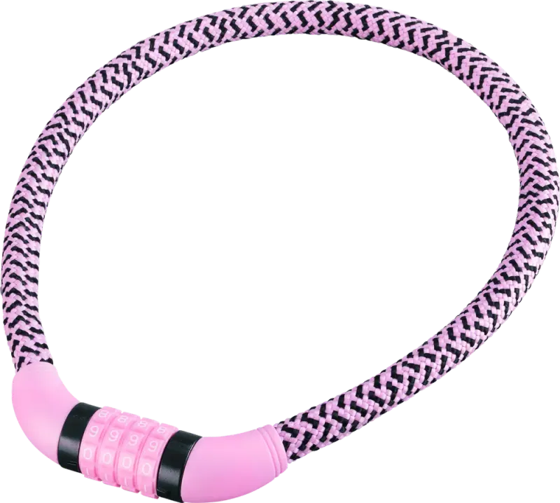 Cykellås 70 cm rosa