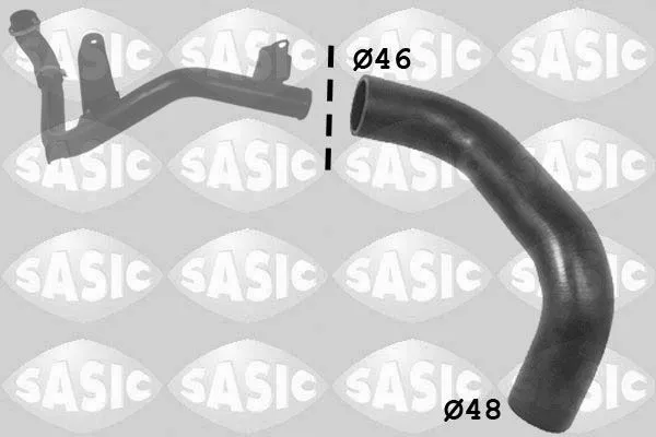 Laddluftslang SASIC 3336012