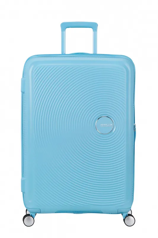 American Tourister Soundbox 77cm - Stor Expanderbar Blueberry Fizz, Resväskor