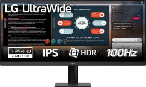 LG 29U511A-B platta pc-skärmar 73,7 cm (29″) 2560 x 1080 pixlar WFHD LCD Svart