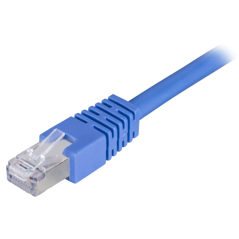 DELTACO U/UTP Cat6 patchkabel 1m, blå (TP-61B)