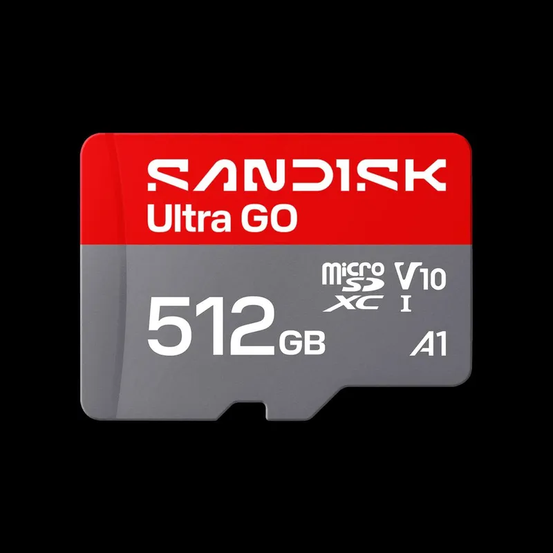 Sandisk microSD Ultra Go minneskort 512 GB - 190 MB/s