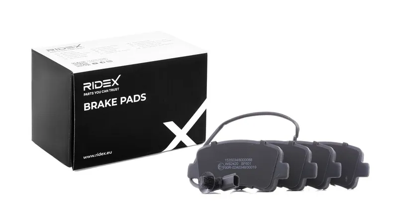 Bromsbelägg RIDEX 402B0704