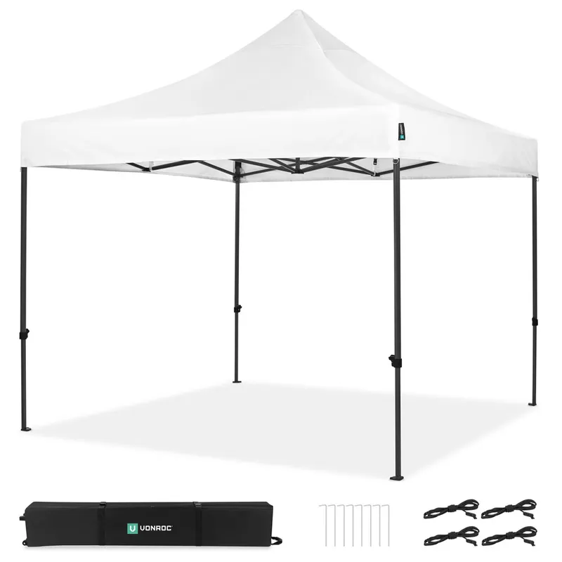 Easy-Up Partytält - 3×3 m | Vit