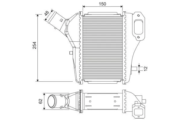 Intercooler VALEO 822902