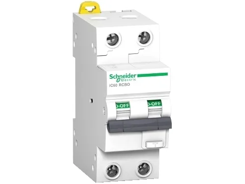 SCHNEIDER ELECTRIC Kombinationsbrytare HPFi Acti 9 iC60 2P 16A 30mA C karakteristik 10kA klass A 36 mm