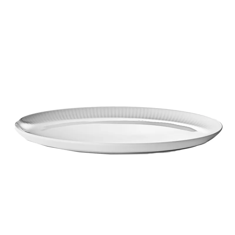 Eva trio Legio Nova oval coupe serveringsfat 27 × 18 cm, vit
