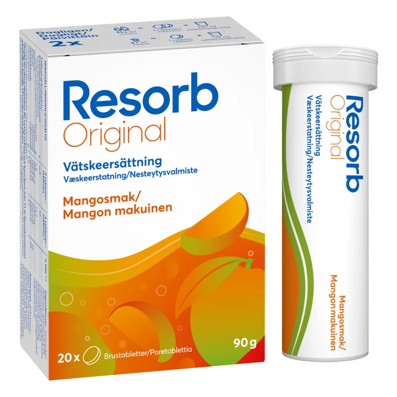 Resorb Brustablett Mango 20st