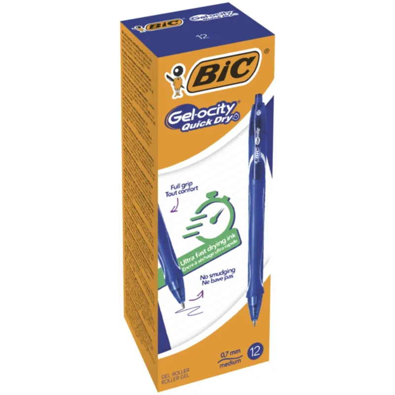 BIC Gel-ocity quick dry 0.7 (12) (#8303)