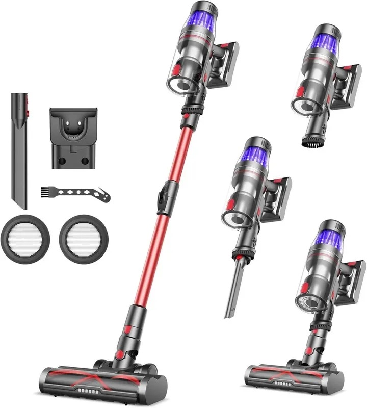 Sladdlös dammsugare, TornadoSuction PRO, 500W, 50kpa sugkraft
