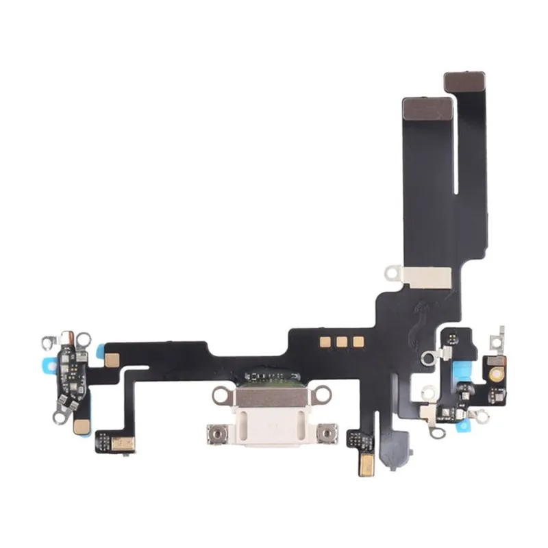 iPhone 14 Plus Original Laddningsport flex-kabel – Vit