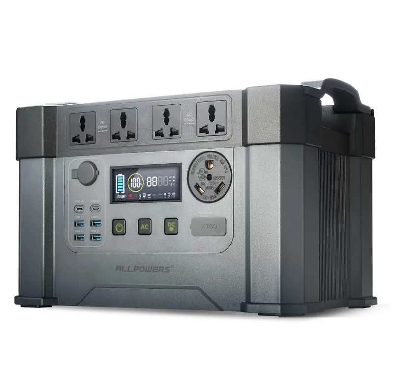 Allpowers S2000 Pro Powerstation, 2400W, 4000W Peak Solcellsgenerator