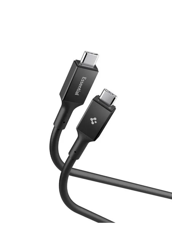 Spigen Essential USB C to USB C 240W Cable - black EB24012CC