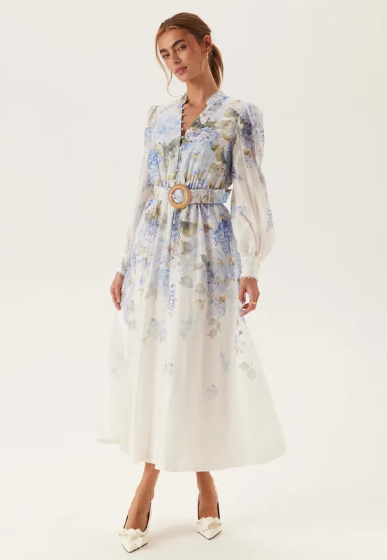 Peyton Trim Detail Midi Dress (#4185)
