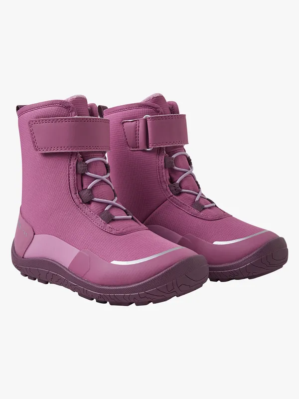 Reimatec Barefoot Talvella Vinterkängor, Red Violet, 24