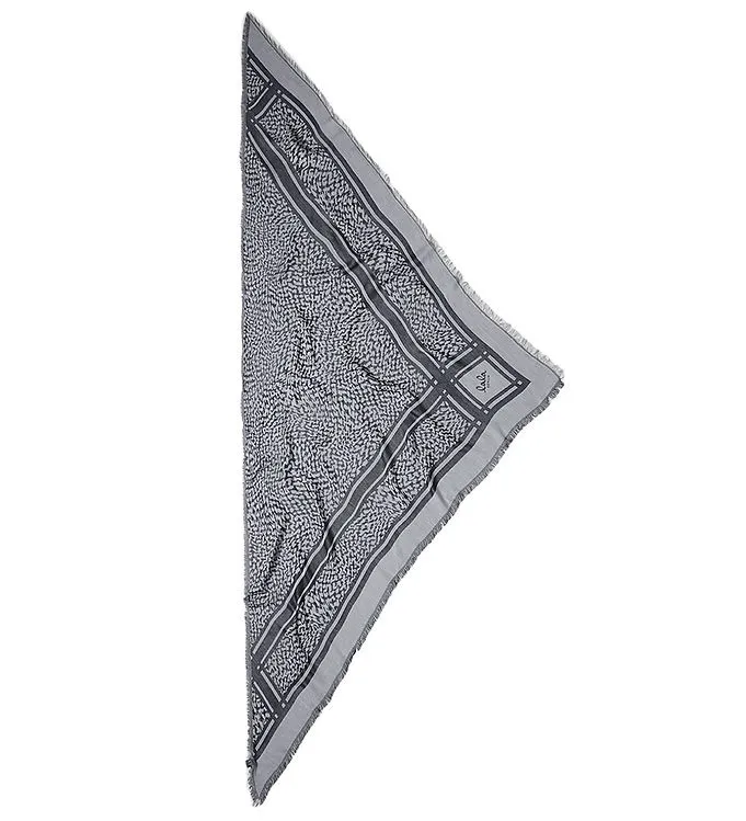 Lala Berlin Halsduk - Triangle Tilda - Swoosh Black/White