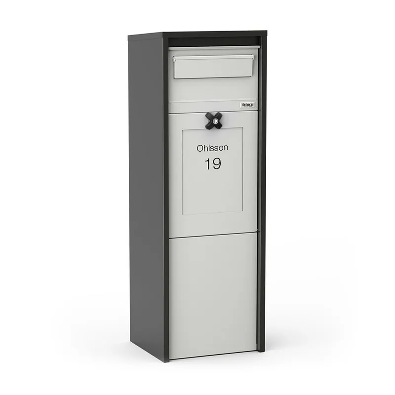 Paketpostlåda Oskar Vit – NCS S 0500-N