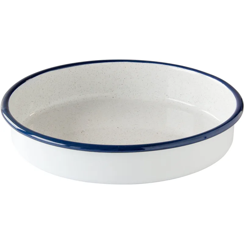 Kockums Jernverk Kockums ugnsform Kockums white-blå, rund, Ø28 cm