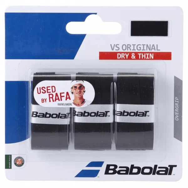 BABOLAT VS Orginal Black (tunn linda) 3-pack