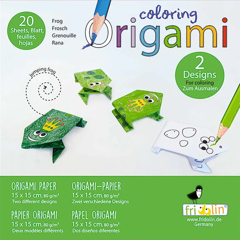 Pyssel – Coloring Origami – Grodor