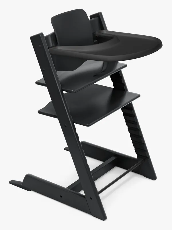 Stokke Tripp Trapp Matstol Bundle inkl. Bricka, Black