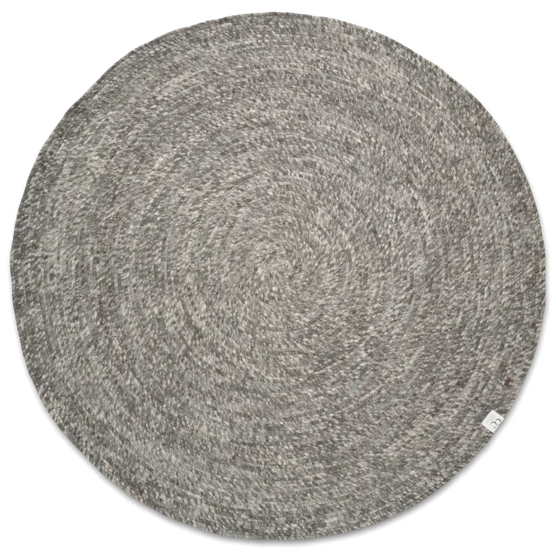 Merino matta rund grå (#3392)