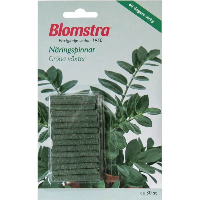 Blomstra Näringspinnar Gröna Växter 30 st
