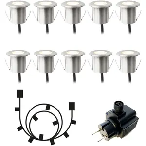 Lightson - Dexter 10-pack - Lightson trädgårdssystem - Silver