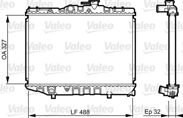 VALEO 731122 Kylare