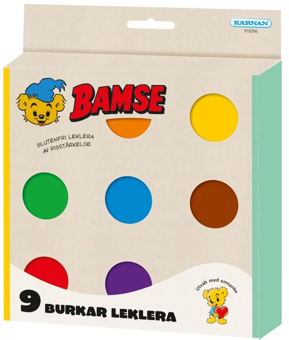 Egmont Kärnan Bamse Glutenfri Leklera 9-Pack