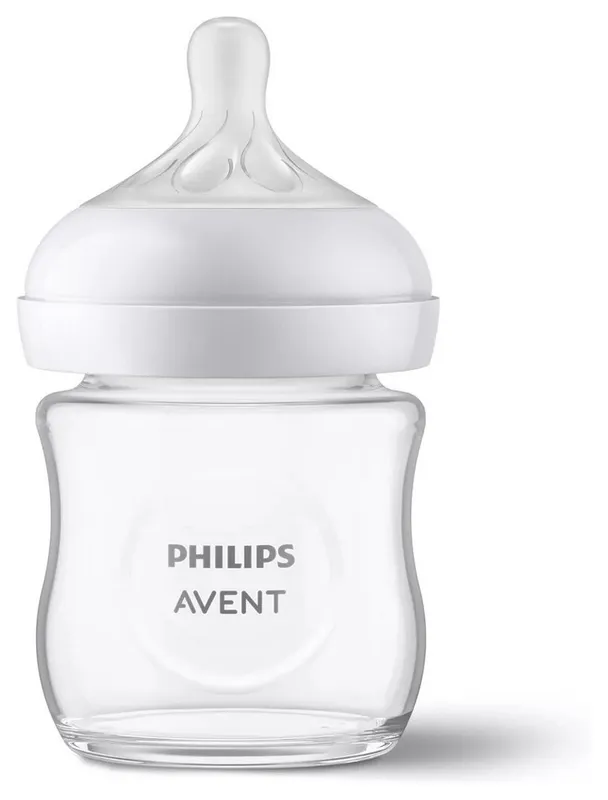 Avent Nappflaska Natural Response 3.0 Glas 120ml beige