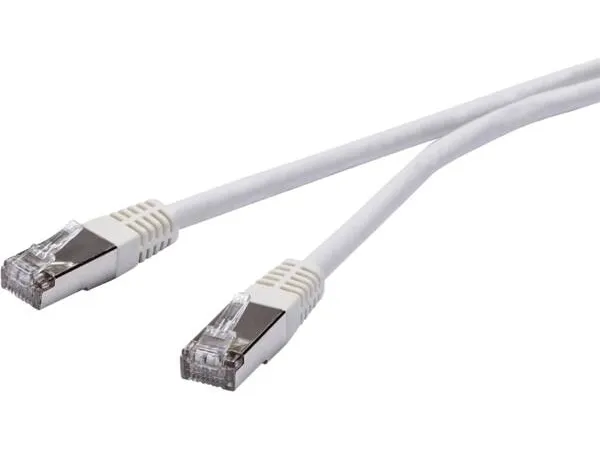 Vivanco nätverkskabel CAT 6 2m, vit