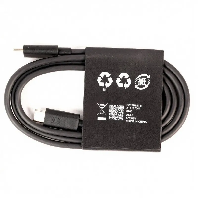 Motorola Original USB-C-kabel 6.5A 1m – Svart