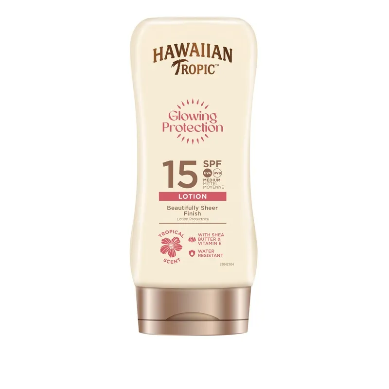 Hawaiian Tropic Glowing Protection Sunscreen SPF 15 - 180 MlGlowing Protection Sunscreen 15 Spf 180 Ml