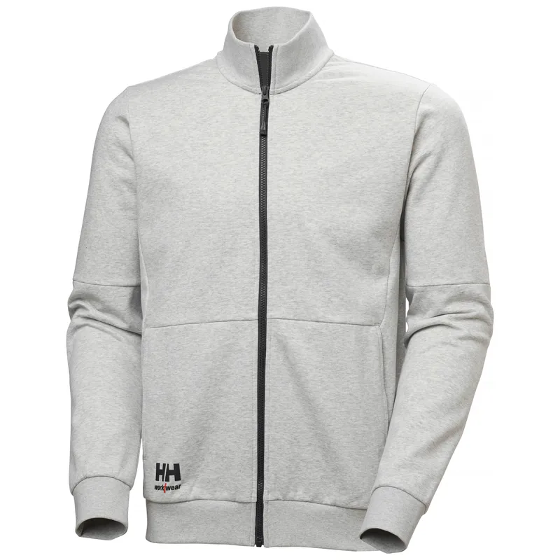 SWEATSHIRT HELZIP 79344 EVO LJUSGRÅ M | Beijerbygg Byggmaterial