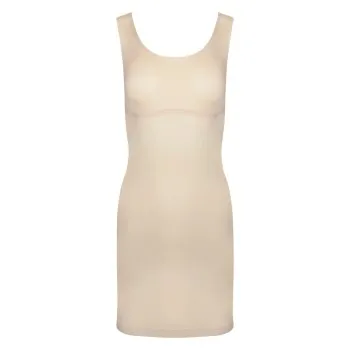 Magic Tone Your Body Tank Dress Beige Small Dam