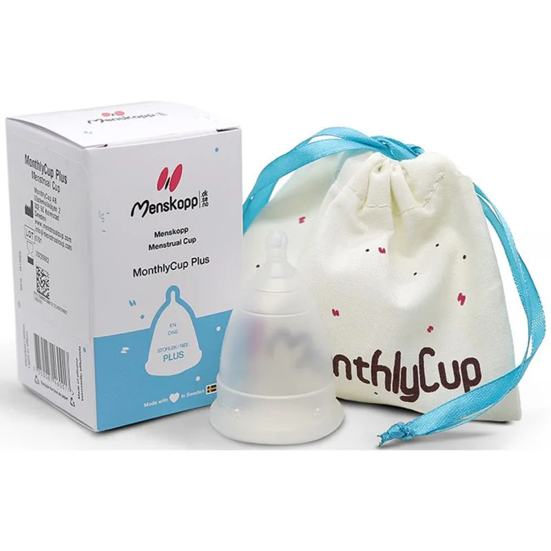 MonthlyCup Menskopp Plus transparent 1 st