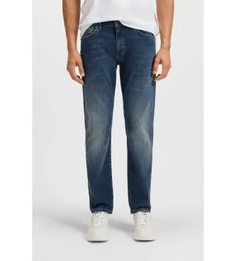 BOSS för män. 50534670 Jeans Maine blå (38/36), Casual, Bomull, Denim