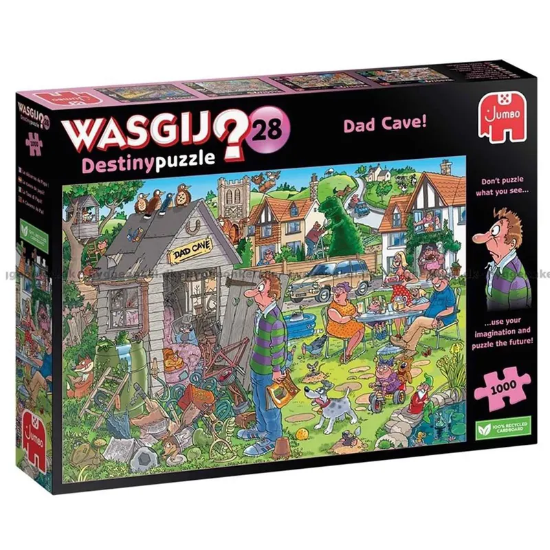 Wasgij Destiny Puzzle 28: Dad Cave! 1000 bitar