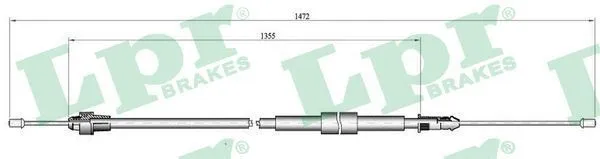Handbromsvajer LPR C0139B