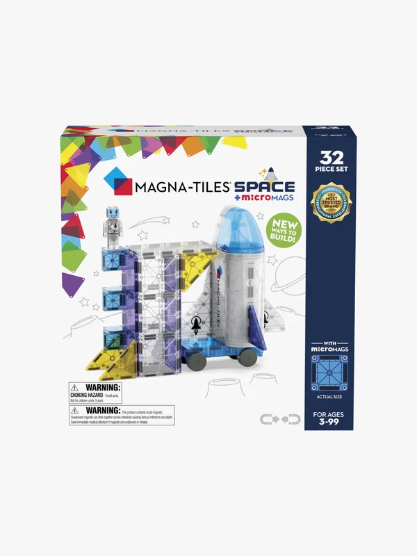 Space 32 Bitar Magna-Tiles