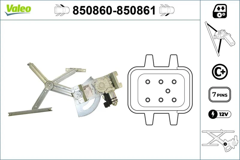 Fönsterhiss VALEO 850860