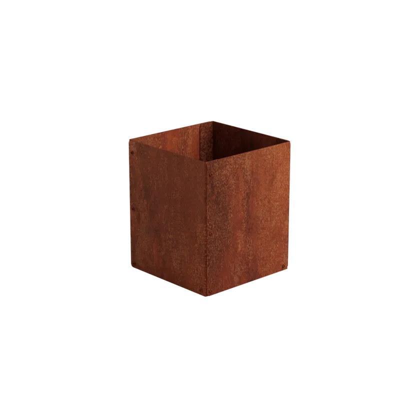 BLOMKRUKA ODLA CORTEN 25X25X30CM | Beijerbygg Byggmaterial