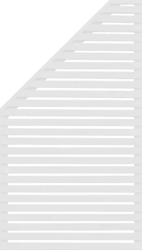 SKÄRM HORIZONT 3 VIT 79X159X89CM VÄNSTER | Beijerbygg Byggmaterial
