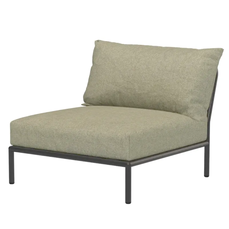 Houe, Level 2 Fåtölj Moss/Dark grey