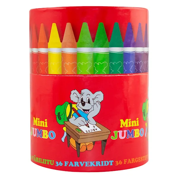 Vaxkritor Mini Jumbo I Burk 36-p Sense