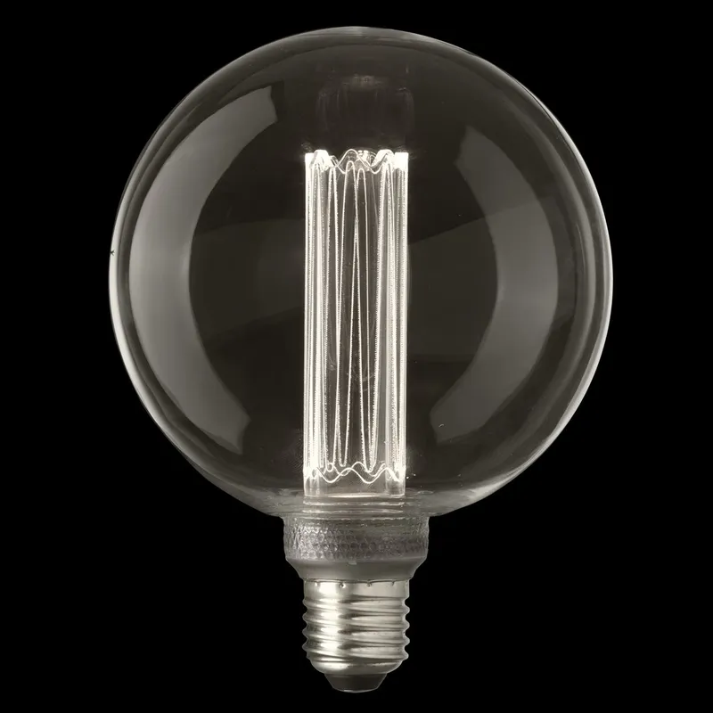UNI-K Vit Glob 125 Klar Dimbar 3000K 120lm 2,5W E27
