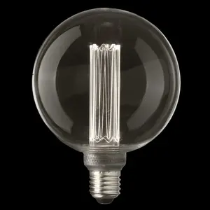 UNI-K Vit Glob 125 Klar Dimbar 3000K 120lm 2,5W E27